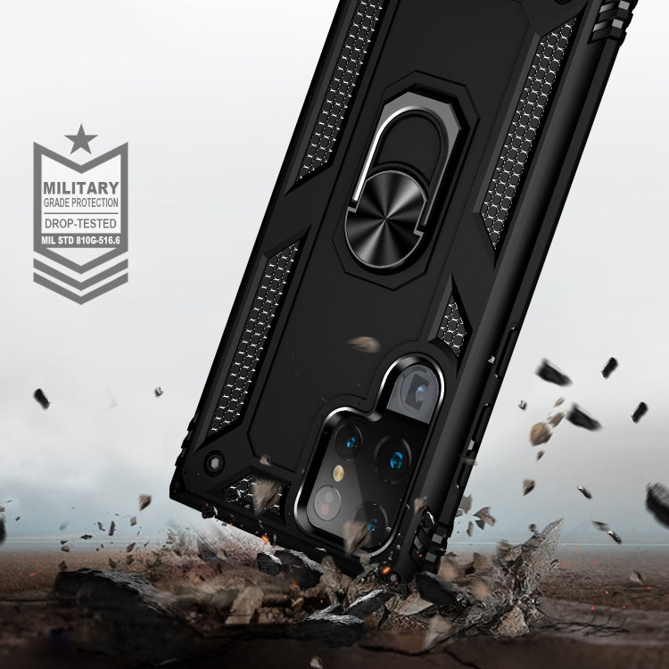 For Samaung Galaxy S22 Ultra 5G Shockproof TPU + PC Protective Case with 360 Degree Rotating Holder