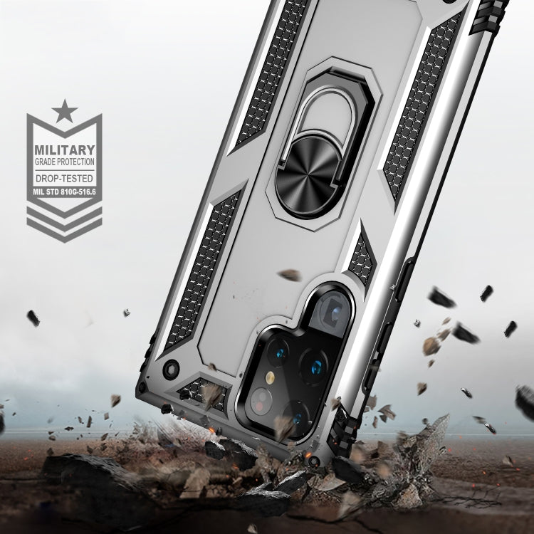 For Samaung Galaxy S22 Ultra 5G Shockproof TPU + PC Protective Case with 360 Degree Rotating Holder