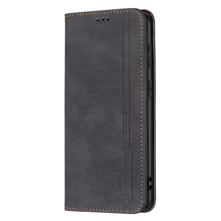 For Samsung Galaxy A21s Magnetic RFID Blocking Anti-Theft Leather Case with Holder & Card Slots & Wallet