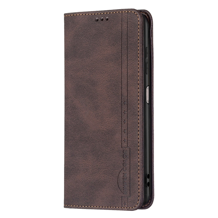For Samsung Galaxy A22 5G Magnetic RFID Blocking Anti-Theft Leather Case with Holder & Card Slots & Wallet