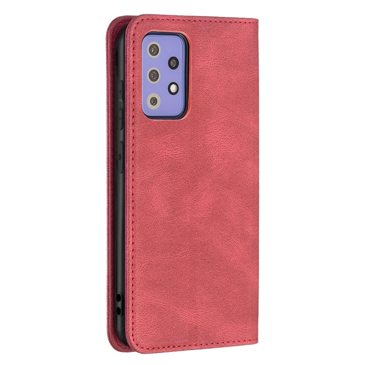 For Samsung Galaxy A72 5G / 4G Magnetic RFID Blocking Anti-Theft Leather Case with Holder & Card Slots & Wallet