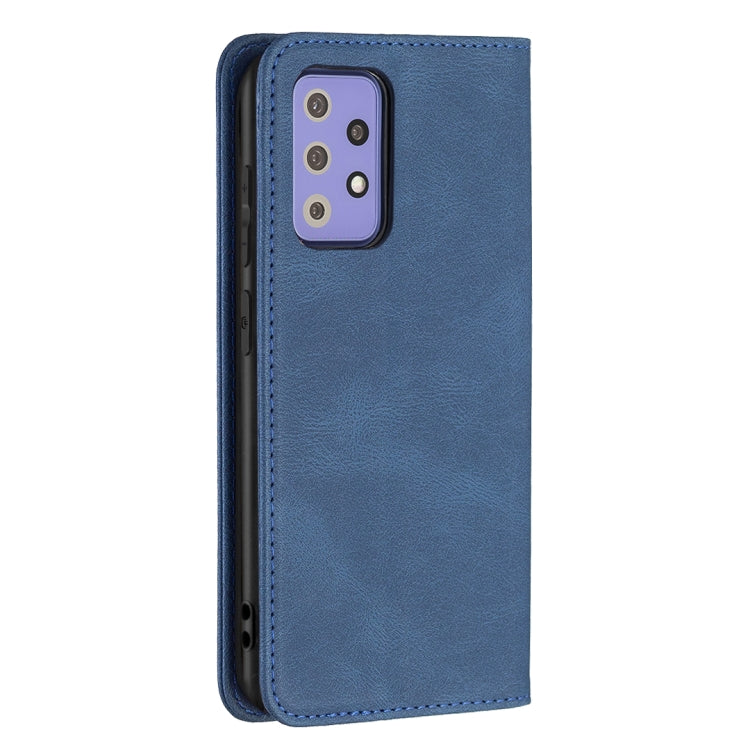 For Samsung Galaxy A72 5G / 4G Magnetic RFID Blocking Anti-Theft Leather Case with Holder & Card Slots & Wallet