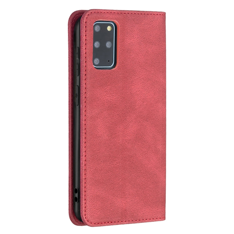 For Samsung Galaxy S20+ Magnetic RFID Blocking Anti-Theft Leather Case with Holder & Card Slots & Wallet