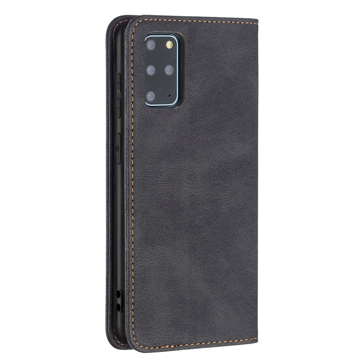 For Samsung Galaxy S20+ Magnetic RFID Blocking Anti-Theft Leather Case with Holder & Card Slots & Wallet