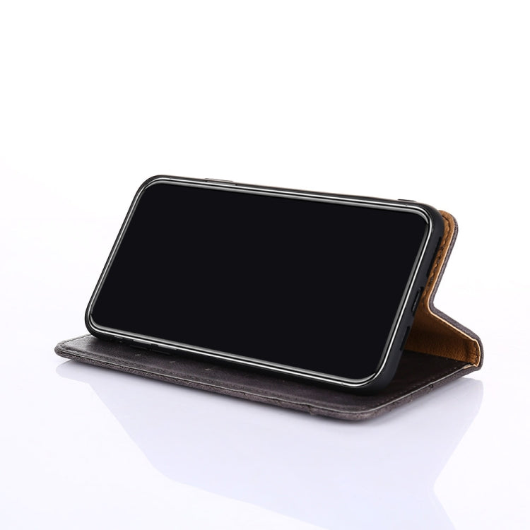 For Samsung Galaxy S22 5G Non-Magnetic Retro Texture Horizontal Flip Leather Case with Holder & Card Slots & Wallet