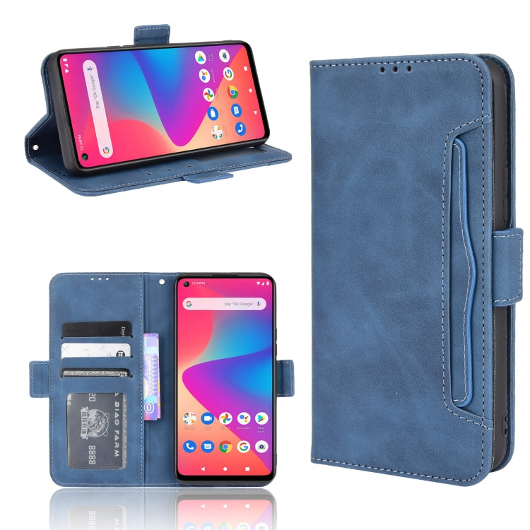 For BLU G91 Skin Feel Calf Pattern Horizontal Flip Leather Case with Holder & Card Slots & Photo Frame