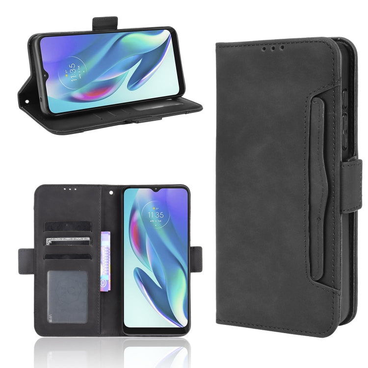 For Motorola Moto G50 5G Oversea Version Skin Feel Calf Pattern Horizontal Flip Leather Case with Holder & Card Slots & Photo Frame