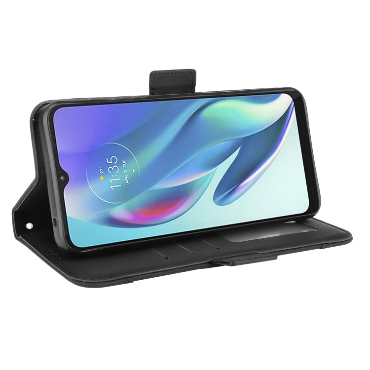 For Motorola Moto G50 5G Oversea Version Skin Feel Calf Pattern Horizontal Flip Leather Case with Holder & Card Slots & Photo Frame