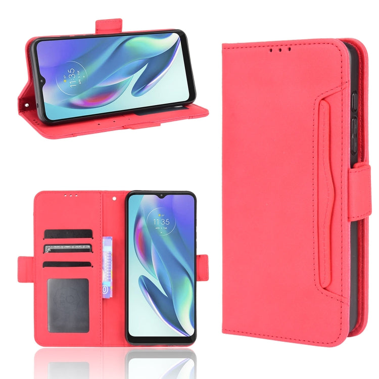 For Motorola Moto G50 5G Oversea Version Skin Feel Calf Pattern Horizontal Flip Leather Case with Holder & Card Slots & Photo Frame