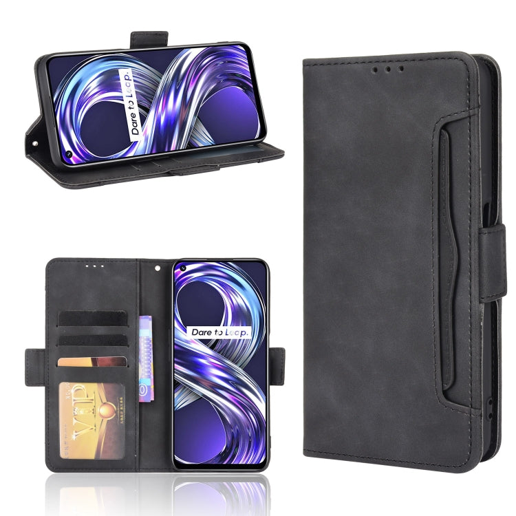 For OPPO Realme 8i Skin Feel Calf Pattern Horizontal Flip Leather Case with Holder & Card Slots & Photo Frame
