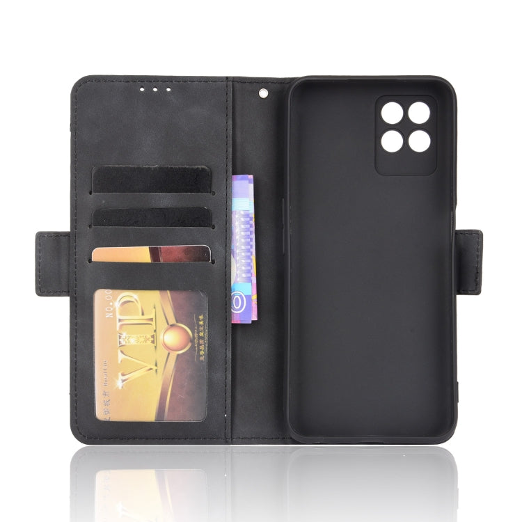 For OPPO Realme 8i Skin Feel Calf Pattern Horizontal Flip Leather Case with Holder & Card Slots & Photo Frame