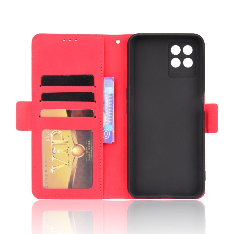 For OPPO Realme 8i Skin Feel Calf Pattern Horizontal Flip Leather Case with Holder & Card Slots & Photo Frame