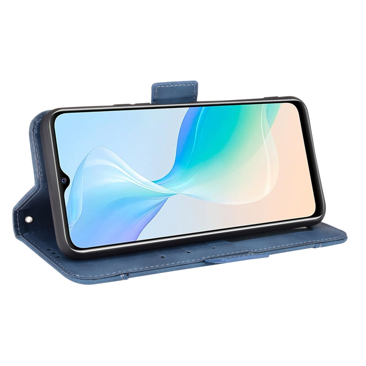 For vivo Y33S / Y21 / Y21S Skin Feel Calf Pattern Horizontal Flip Leather Case with Holder & Card Slots & Photo Frame