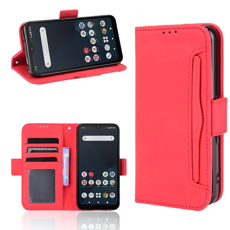For Fujitsu Arrows We Skin Feel Calf Pattern Horizontal Flip Leather Case with Holder & Card Slots & Photo Frame