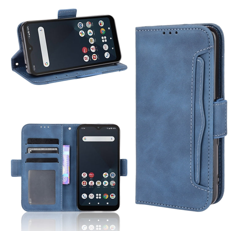For Fujitsu Arrows We Skin Feel Calf Pattern Horizontal Flip Leather Case with Holder & Card Slots & Photo Frame