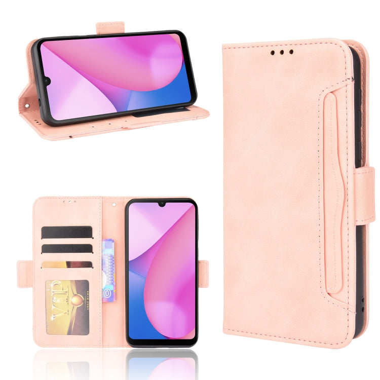 For Blackview Oscal C20 Skin Feel Calf Pattern Horizontal Flip Leather Case with Holder & Card Slots & Photo Frame