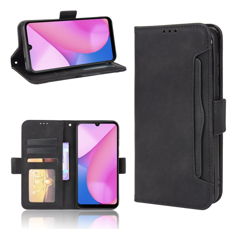 For Blackview Oscal C20 Skin Feel Calf Pattern Horizontal Flip Leather Case with Holder & Card Slots & Photo Frame