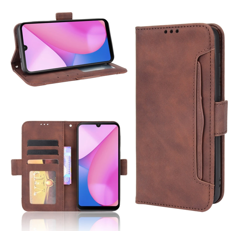 For Blackview Oscal C20 Skin Feel Calf Pattern Horizontal Flip Leather Case with Holder & Card Slots & Photo Frame