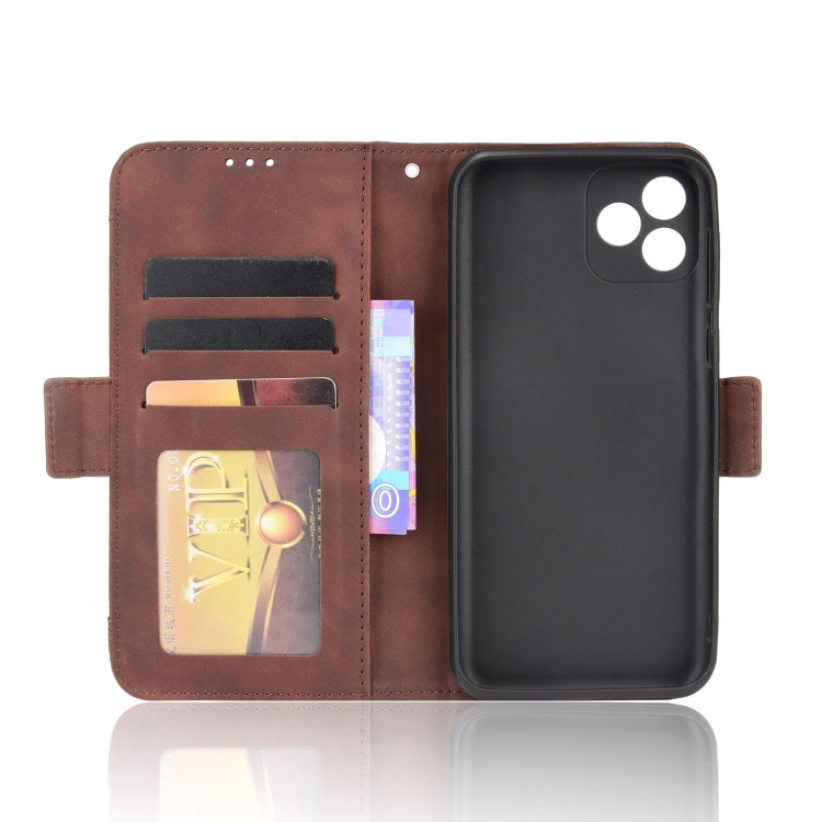 For Blackview Oscal C20 Skin Feel Calf Pattern Horizontal Flip Leather Case with Holder & Card Slots & Photo Frame