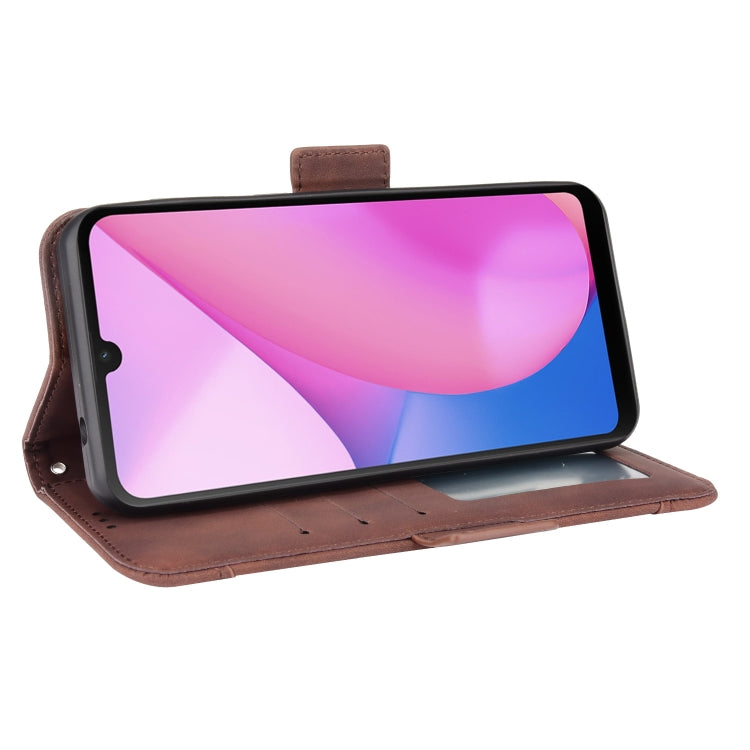 For Blackview Oscal C20 Skin Feel Calf Pattern Horizontal Flip Leather Case with Holder & Card Slots & Photo Frame