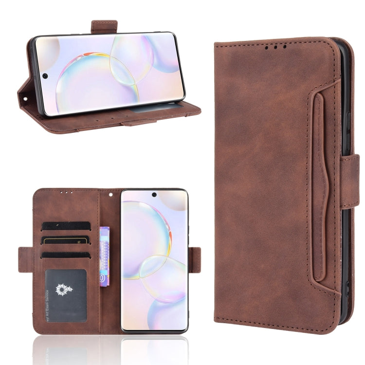 For Honor 50 Skin Feel Calf Pattern Horizontal Flip Leather Case with Holder & Card Slots & Photo Frame