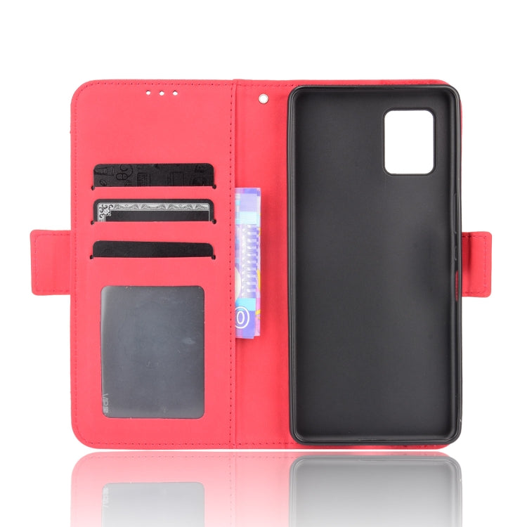 For Sharp Aquos Zero6 Skin Feel Calf Pattern Horizontal Flip Leather Case with Holder & Card Slots & Photo Frame