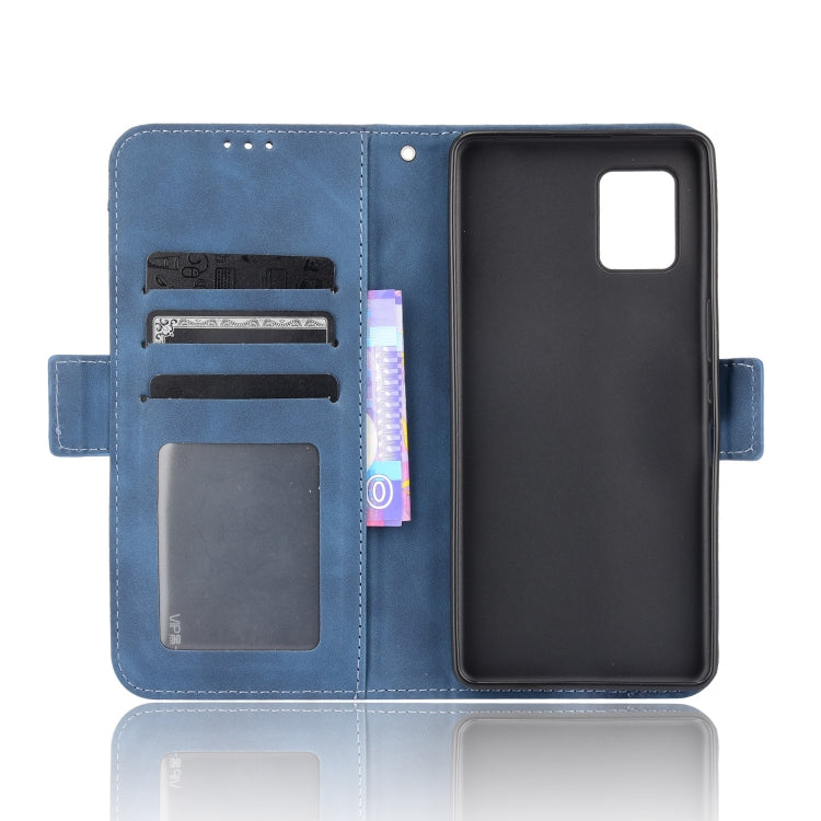 For Sharp Aquos Zero6 Skin Feel Calf Pattern Horizontal Flip Leather Case with Holder & Card Slots & Photo Frame