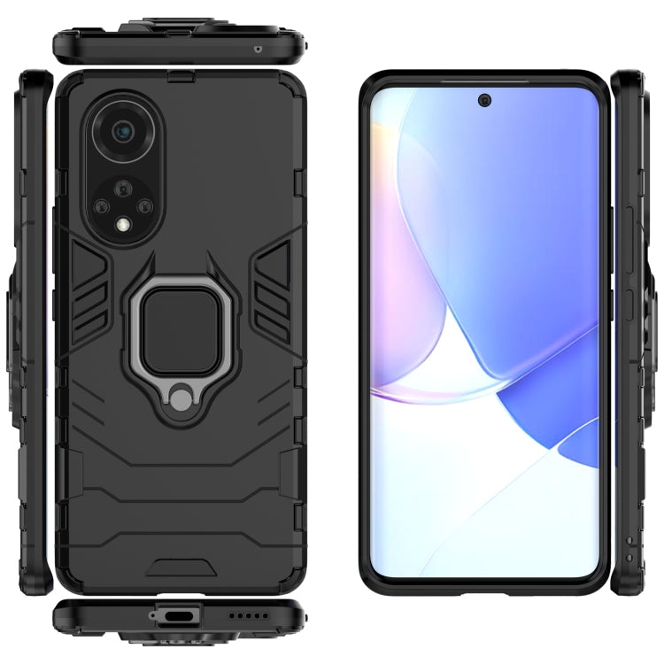For Huawei nova 9 Shockproof PC + TPU Protective Case with Magnetic Ring Holder