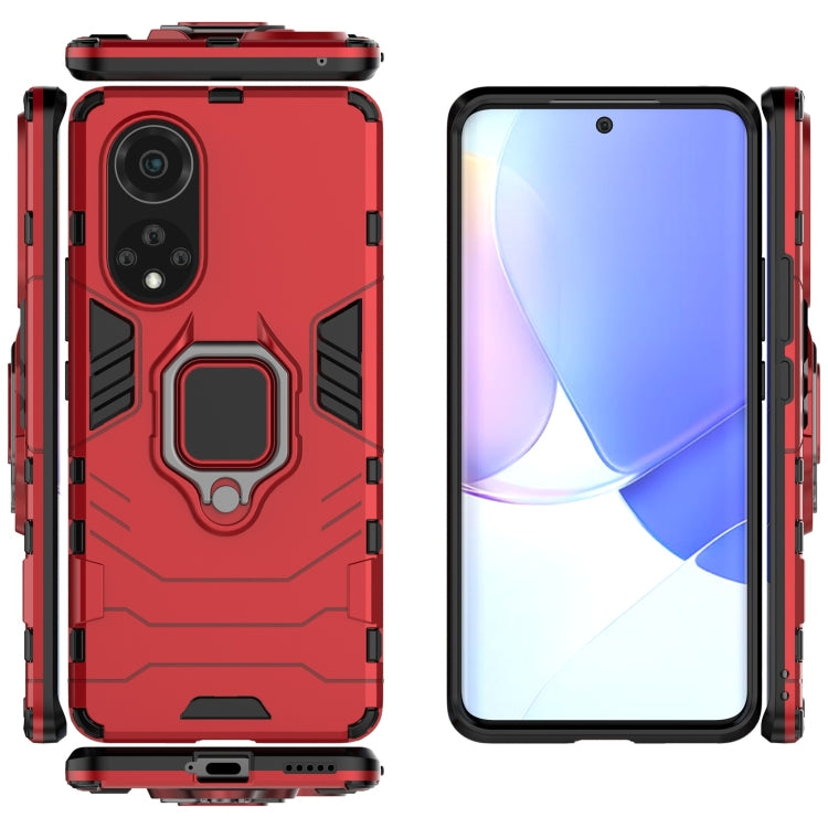 For Huawei nova 9 Shockproof PC + TPU Protective Case with Magnetic Ring Holder