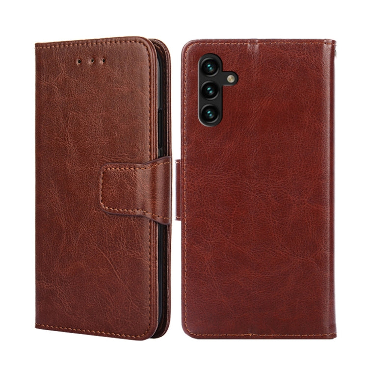 For Samsung Galaxy A13 5G Crystal Texture Horizontal Flip Leather Case with Holder & Card Slots & Wallet
