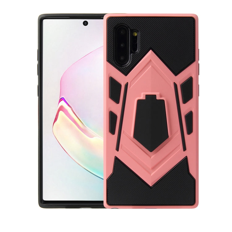 For Galaxy Note 10+ Shockproof PC + TPU Protective Case with Holder