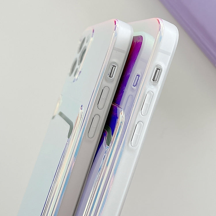 For iPhone 13 Pro Colorful TPU Protective Case with Card Slot