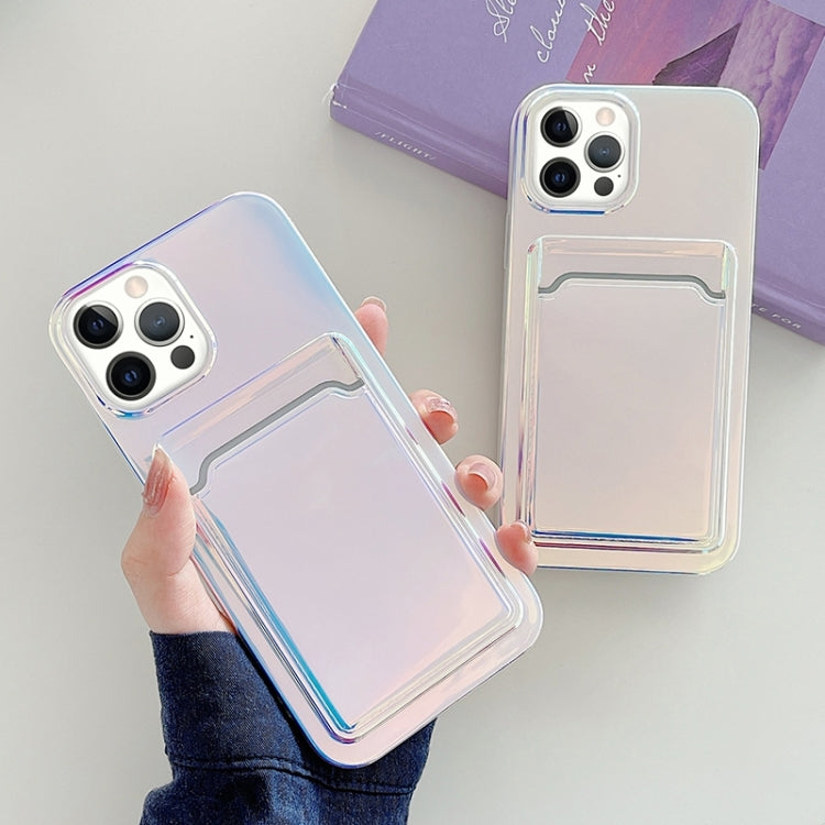 For iPhone 13 Pro Colorful TPU Protective Case with Card Slot