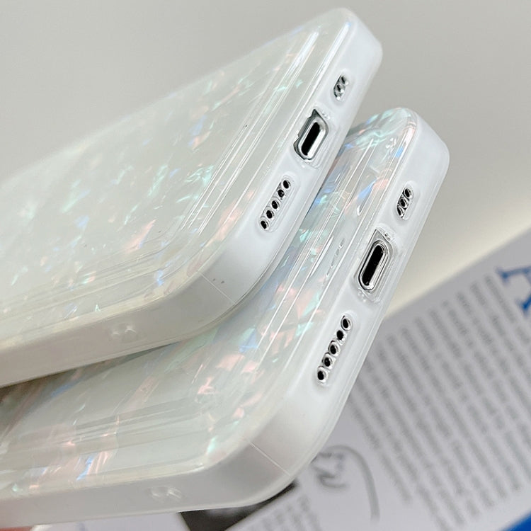 For iPhone 13 Shell Texture TPU Protective Case with Card Slot