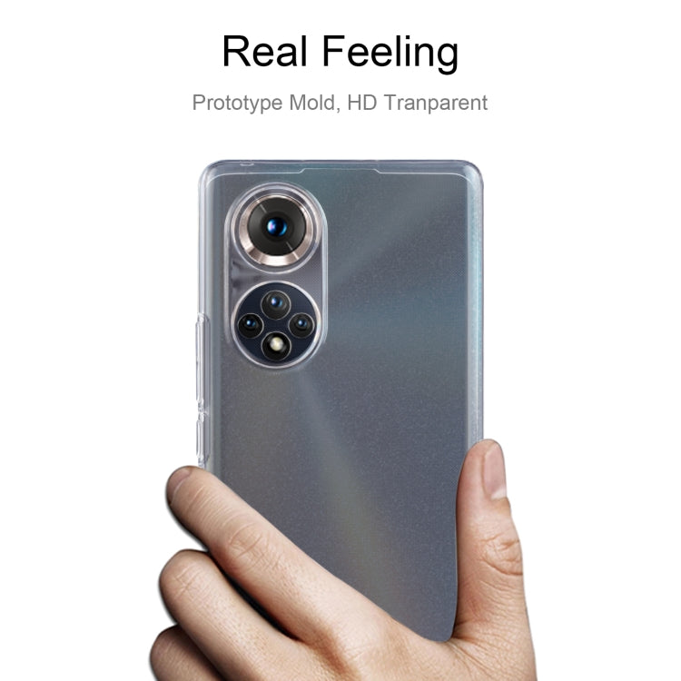 For Honor 50 Pro 0.75mm Ultra-thin Transparent TPU Soft Protective Case