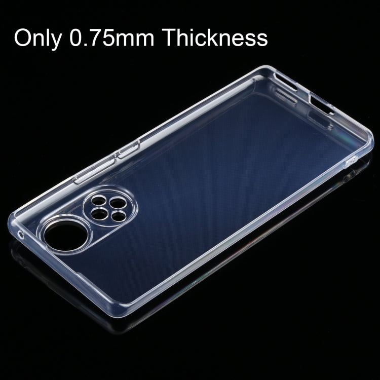 For Honor 50 Pro 0.75mm Ultra-thin Transparent TPU Soft Protective Case