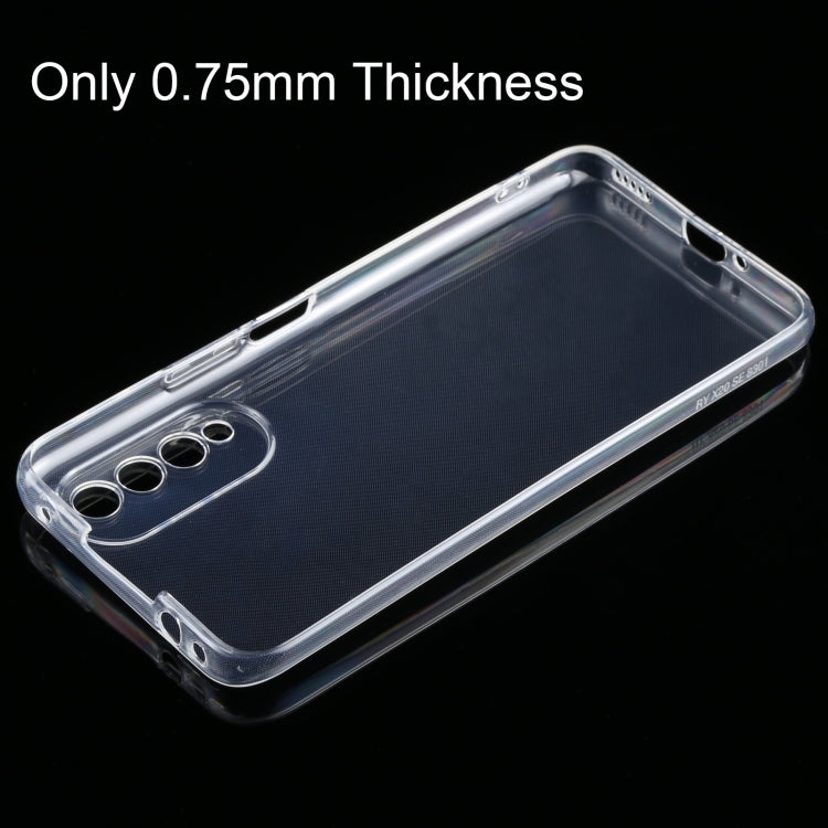 For Honor X20 SE 0.75mm Ultra-thin Transparent TPU Soft Protective Case