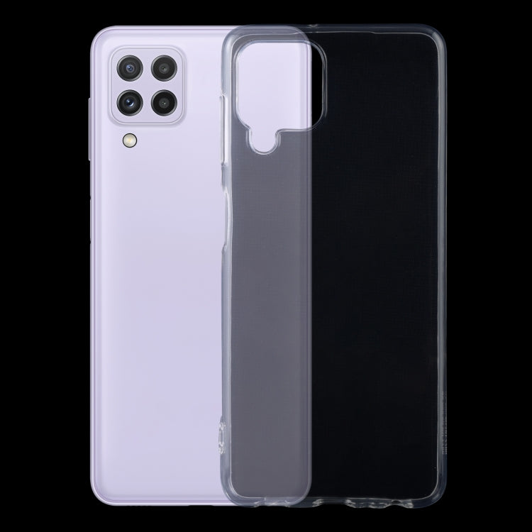 For Samsung Galaxy A22 0.75mm Ultra-thin Transparent TPU Soft Protective Case