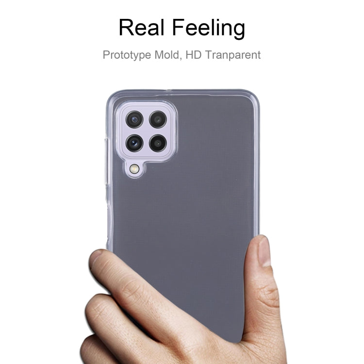 For Samsung Galaxy A22 0.75mm Ultra-thin Transparent TPU Soft Protective Case