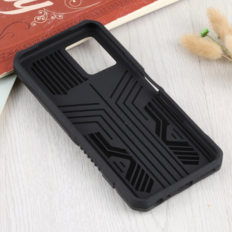 For vivo Y21s Armor Warrior Shockproof PC + TPU Protective Case