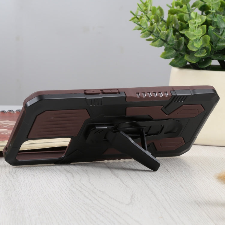 For OPPO Reno6 Armor Warrior Shockproof PC + TPU Protective Case