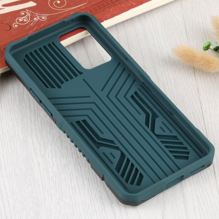 For OPPO Reno6 Armor Warrior Shockproof PC + TPU Protective Case