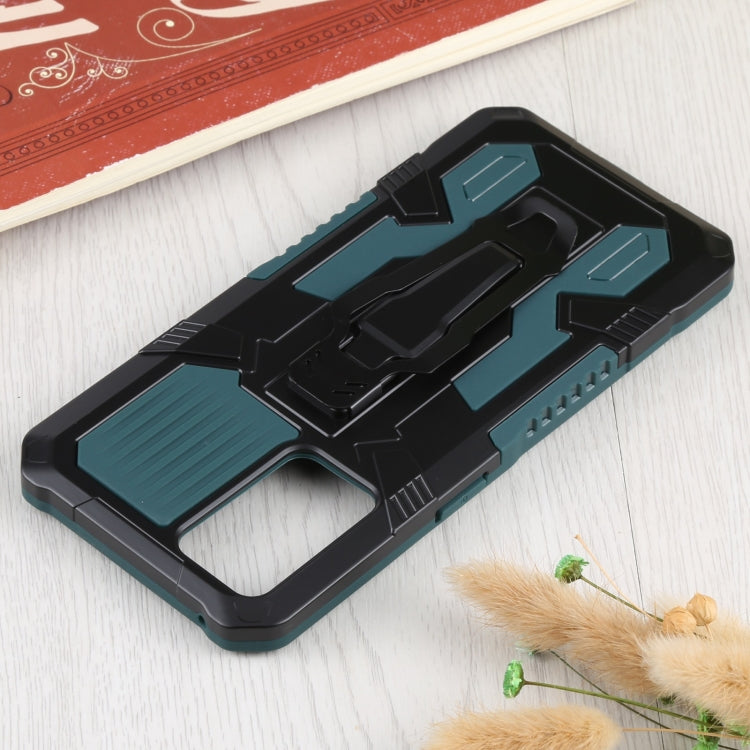 For OPPO Reno6 Armor Warrior Shockproof PC + TPU Protective Case