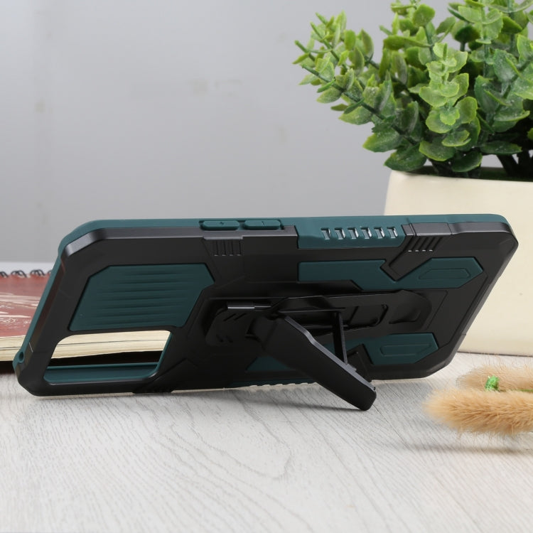 For OPPO Reno6 Armor Warrior Shockproof PC + TPU Protective Case