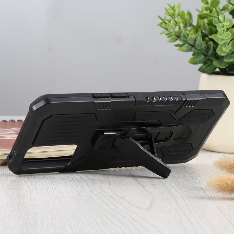 For OPPO Reno6 Armor Warrior Shockproof PC + TPU Protective Case