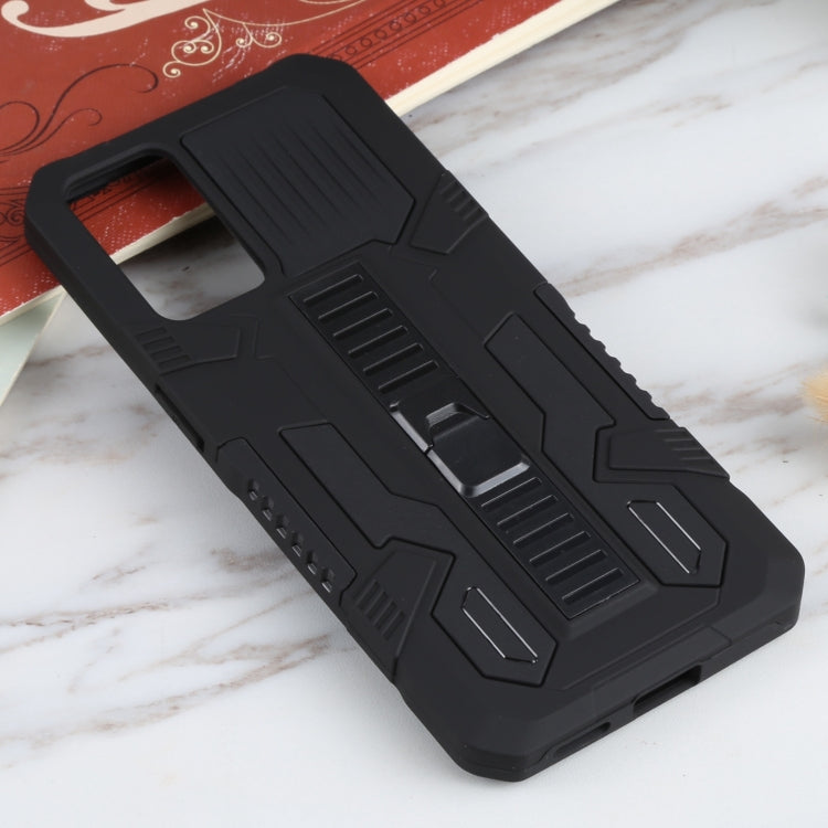 For OPPO Reno6 Vanguard Warrior All Inclusive Double-color Shockproof TPU + PC Protective Case with Holder