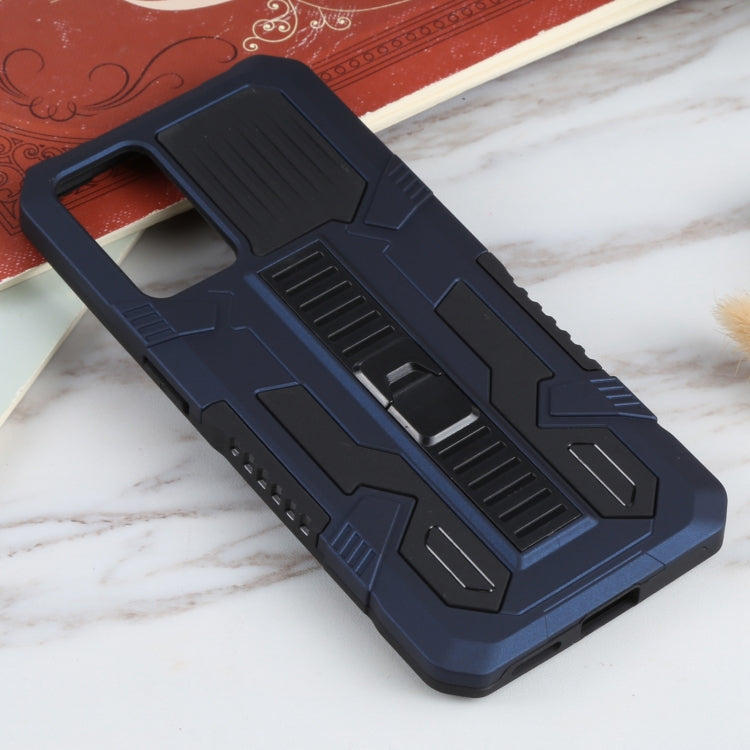 For OPPO Reno6 Vanguard Warrior All Inclusive Double-color Shockproof TPU + PC Protective Case with Holder