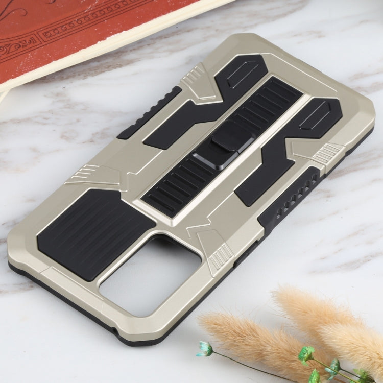 For OPPO Reno6 Vanguard Warrior All Inclusive Double-color Shockproof TPU + PC Protective Case with Holder