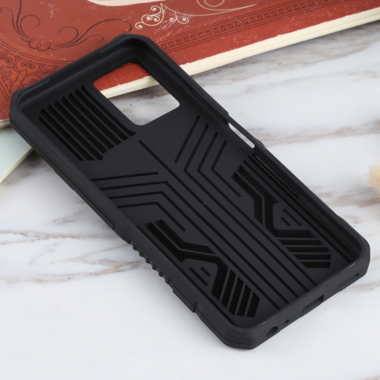 For vivo Y21s / Y33s / Y21 Vanguard Warrior All Inclusive Double-color Shockproof TPU + PC Protective Case with Holder