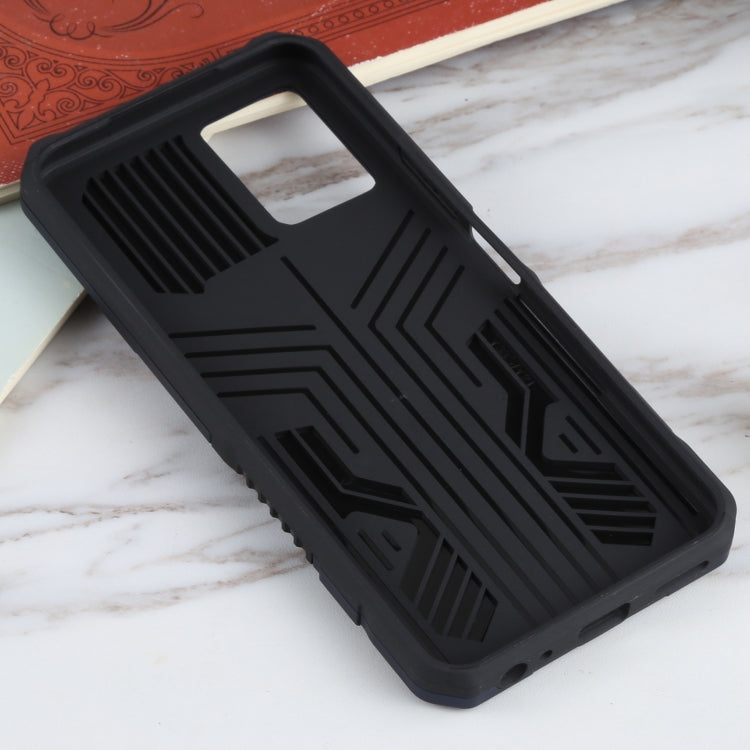 For vivo Y21s / Y33s / Y21 Vanguard Warrior All Inclusive Double-color Shockproof TPU + PC Protective Case with Holder